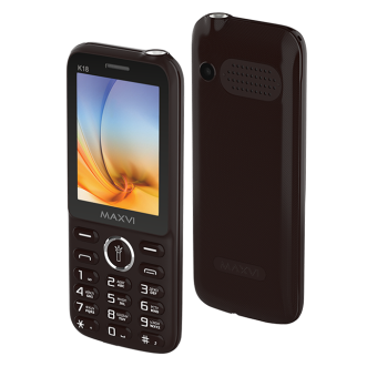Мобильный телефон MAXVI K18 коричневый