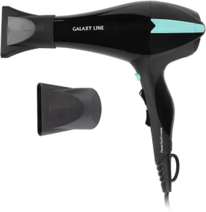 Фен Galaxy Line GL 4339 черный/бирюзовый