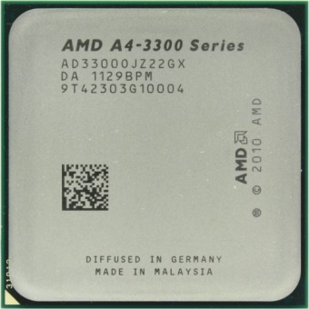 Процессор AMD APU A4-3300 2.5GHZ/1Mb/HD6410/65W/FM1 BOX