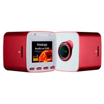 Видеорегистратор для автомобиля Prestigio RoadRunner 530 CUBE (красный/белый)