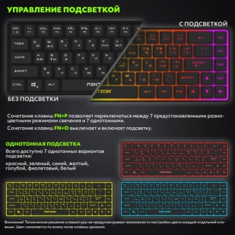 Клавиатура Jet.A Panteon M2 черный